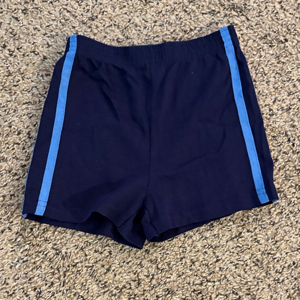Garanimals Navy Blue Kids Shorts with Light Blue Stripes